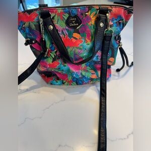 Juicy Couture multicolor floral crossbody purse. NWOT